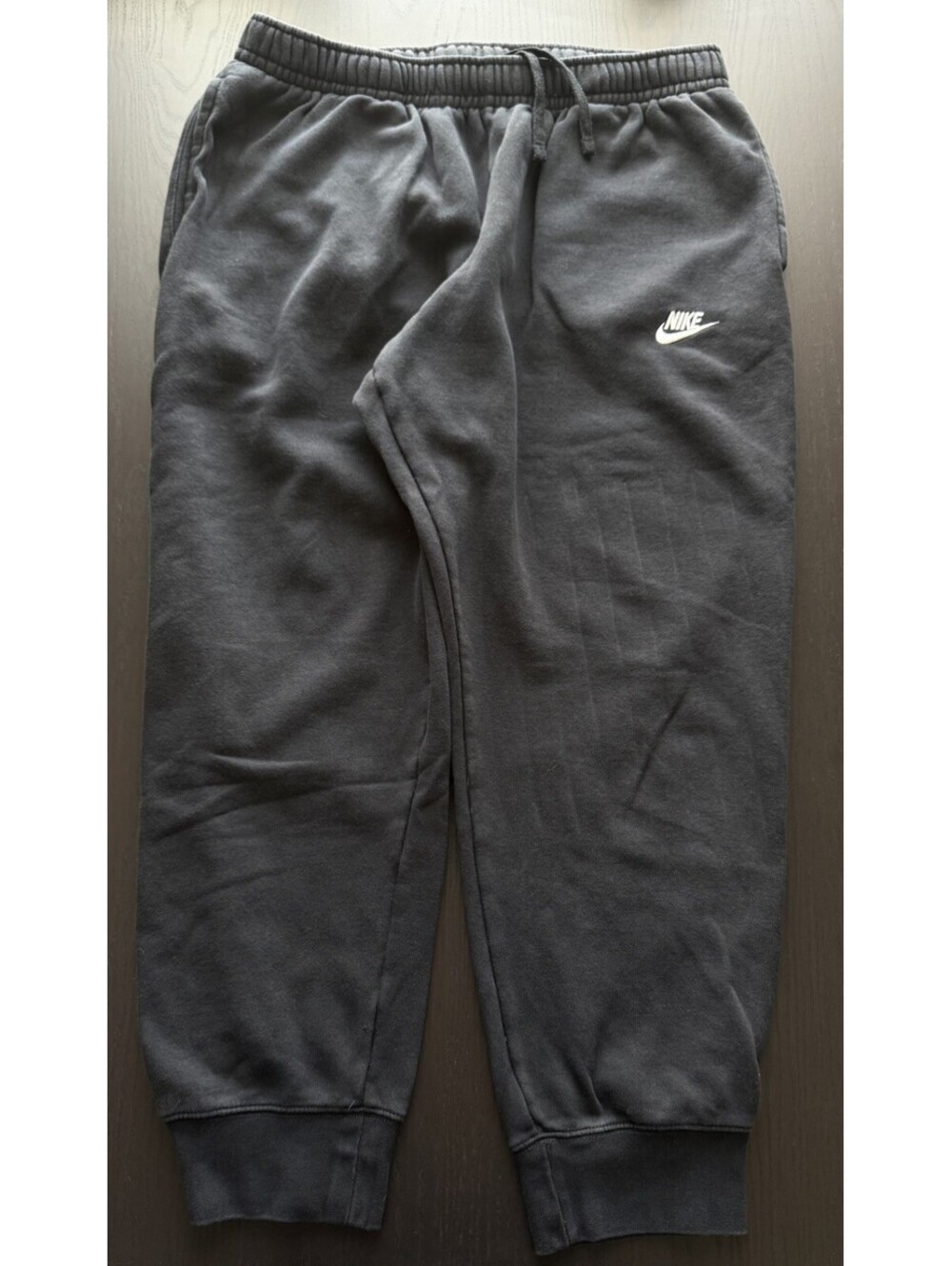 Nike Mens Club Fleece Joggers Sweatpants Black Size XL Pocket Casual
